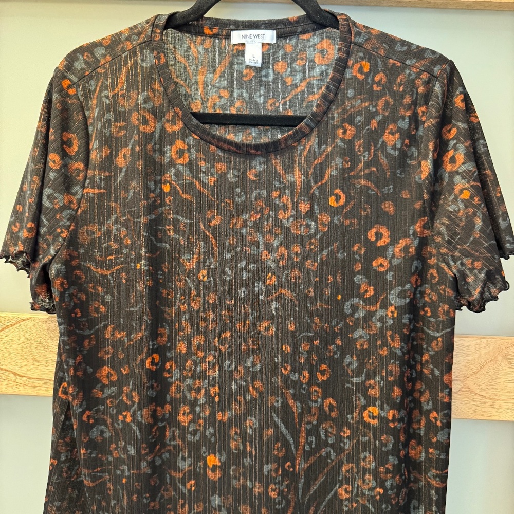 Sheer Flowered Top